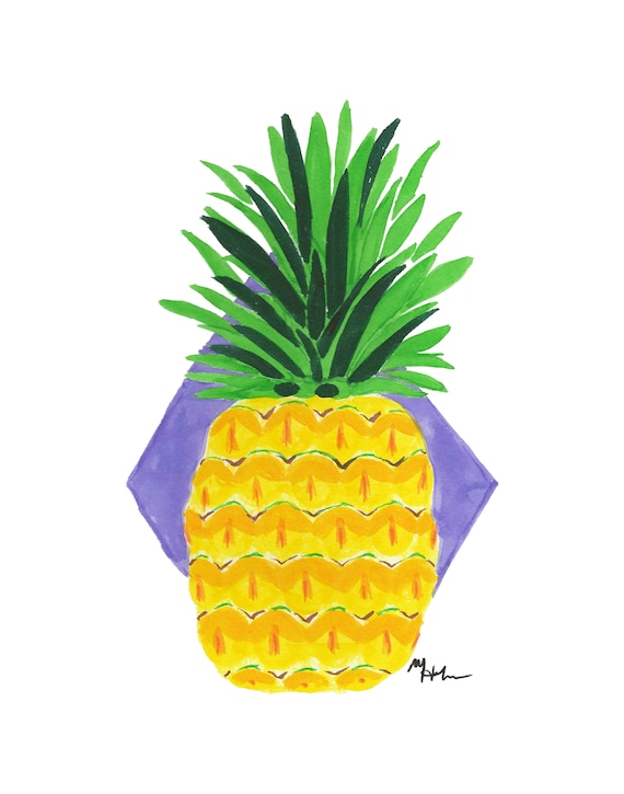 Pineapple PNG Printable Digital Download