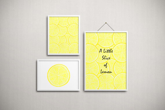Lemon PNG and JPG Citrus Fruit Printable Digital Download
