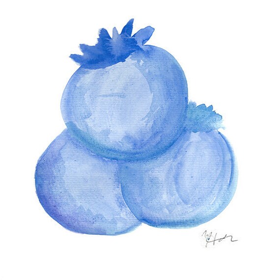 Blueberrie Watercolor Wall Art Printable Files Instant Download Fruits Blueberrie Watercolor Wall Art Printable Files Instant Download Fruits