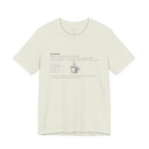 JavaScript Coder Coffee Tee, Unique Programmer Gift Citron