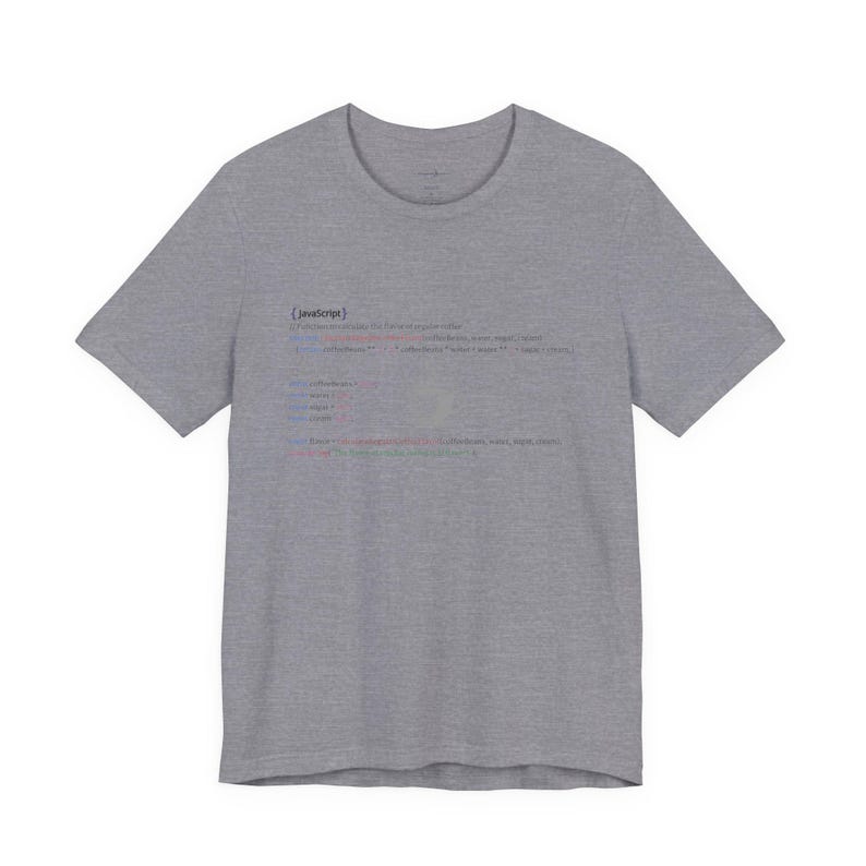 JavaScript Coder Coffee Tee, Unique Programmer Gift image 10