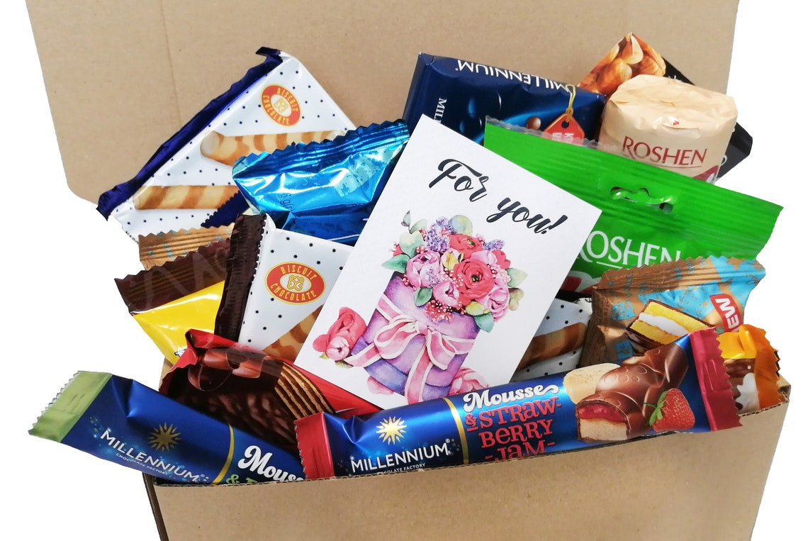 International candy box quarantine gift box mystery food box Etsy