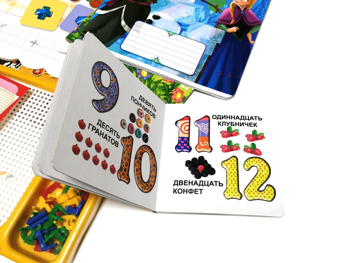 preschool math worksheets in russian math workbooks for etsy