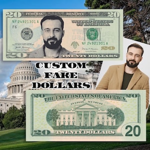 Personalisierter 20 Dollar-Schein mit Deinem Gesicht (nur digital)