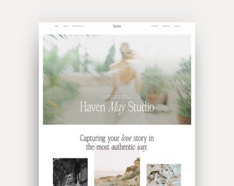 WordPress Theme for Photographers | Haven | Minimalist, Modern, Kadence Child Theme