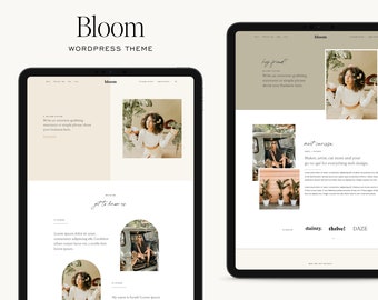 Bloom WordPress Theme - Coaching, Services, Podcast, Shop, WordPress Blog Theme, Bloggers - Kadence Theme