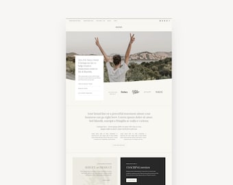 Moss WordPress Theme for Coaches, Podcasts, Personal Brands, Creative Entrepreneurs, and Small Businesses | Modern Kadence Child Theme