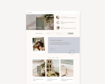 WordPress Theme for Travel Bloggers, Lifestyle Blogs, and Content Creators | Kadence Child Theme | Hideaway