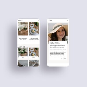 Simple WordPress Blog Theme | Feminine, Minimalist Theme for Bloggers | Cove | Kadence Child Theme image 4