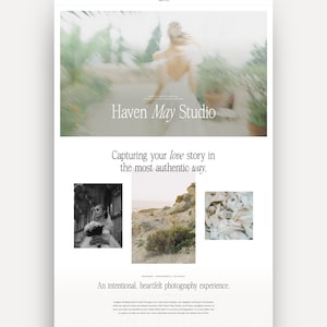 WordPress Theme for Photographers Haven Minimalist, Modern, Kadence Child Theme image 3