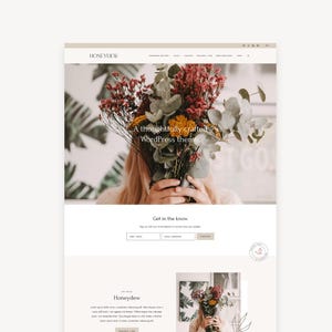 Honeydew WordPress-thema voor bloggers | Kindthema Kadans | Fotografie, galerij, winkel, bedrijf