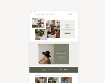 WordPress Theme for Bloggers, Lifestyle Blog, Fashion, Influencer | Stylish, Feminine Kadence Child Theme | Clementine
