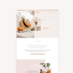 Feminine WordPress Theme: Kadence Child Theme for Coaches, Small Business, and Bloggers | Peachy