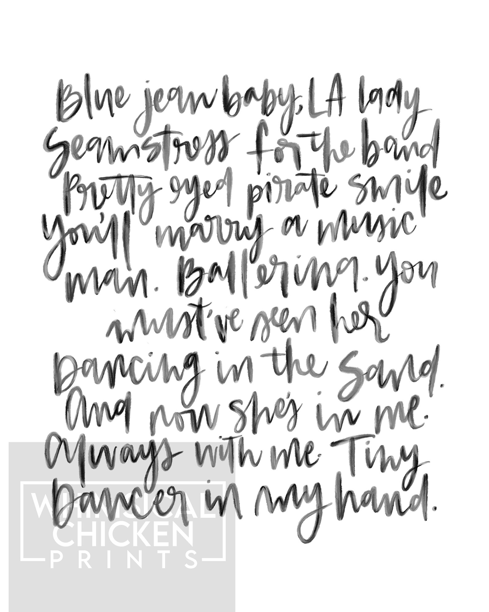 Tiny Dancer Elton John Lyrics Printable Digital Download Etsy Tiny Dancer Elton John Lyrics Printable Digital Download Etsy