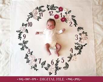 Download 67+ Baby Milestone Blanket Svg Free File Include SVG PNG EPS DXF
