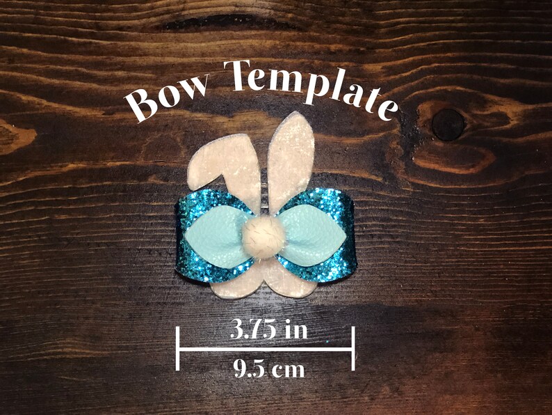 Download Easter Bunny Bow Template:Digital File SVG Bow Template ...