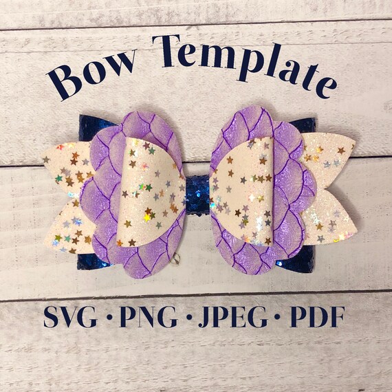 JPG format N-19 Digital Bow Templates SVG