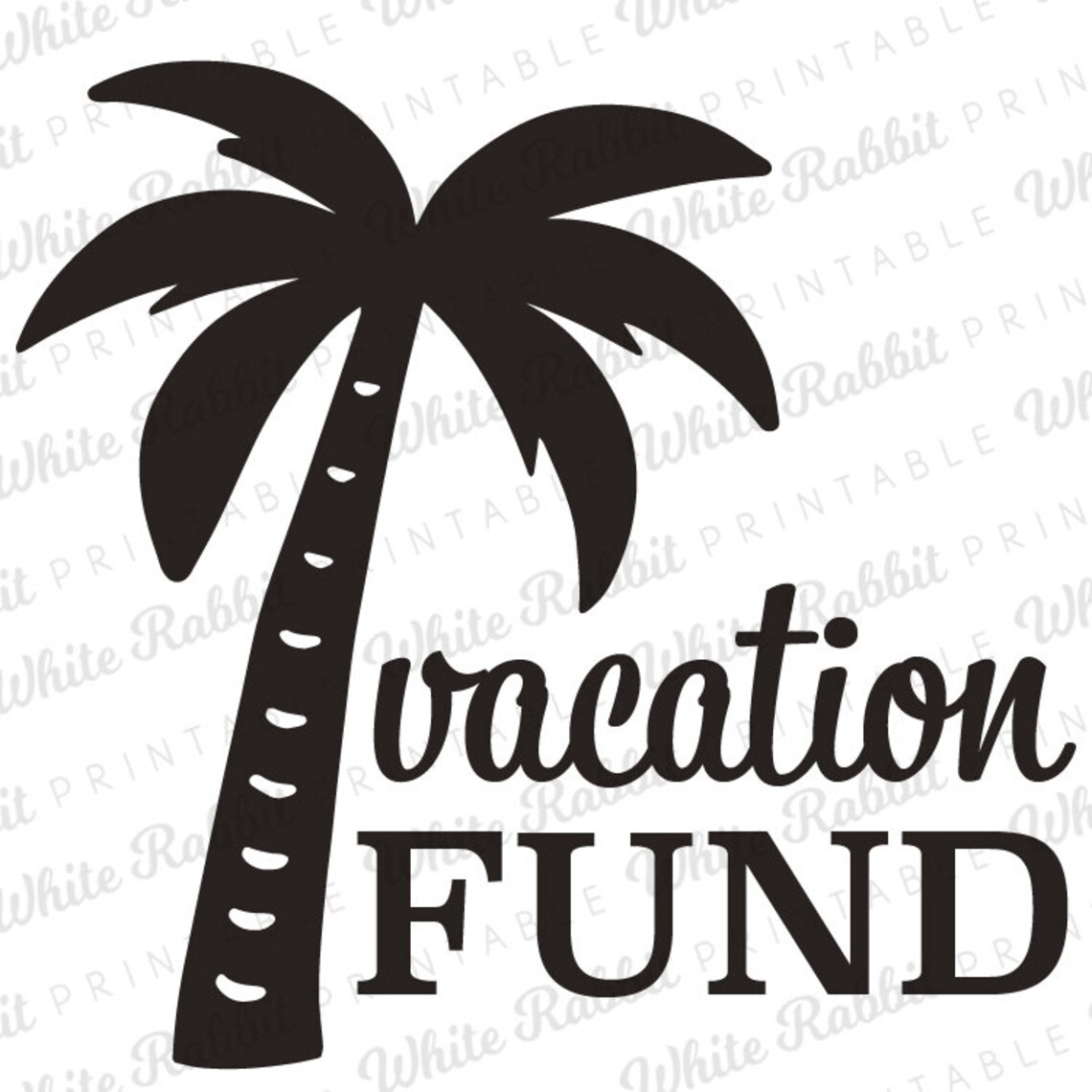 Vacation Fund Digitial File svg eps jpeg png dxf home Etsy
