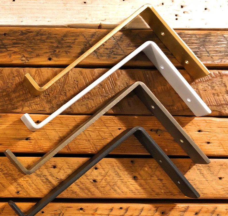 DIY Metal Shelf Brackets Custom Handmade Brackets 4 Etsy