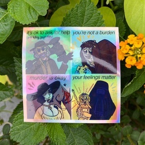 Holographic Four Lords Sticker