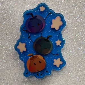 Stardew Valley Junimo Stack Acrylic Pin