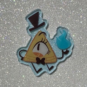 Translucent Bill Cipher Pin