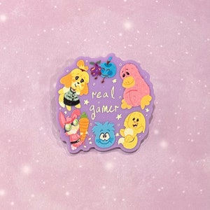 Real Gamer Acrylic Pin