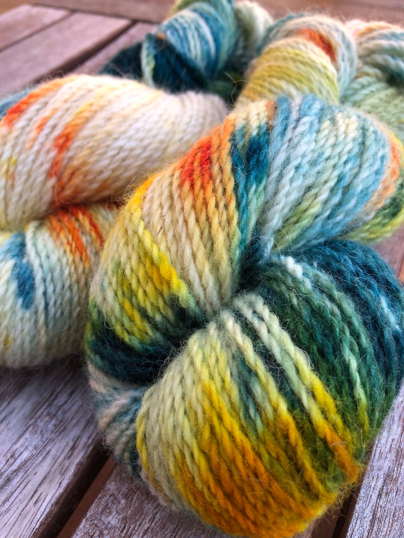 Jelly Bean Nougat worsted weight Alpaca Merino yarn
