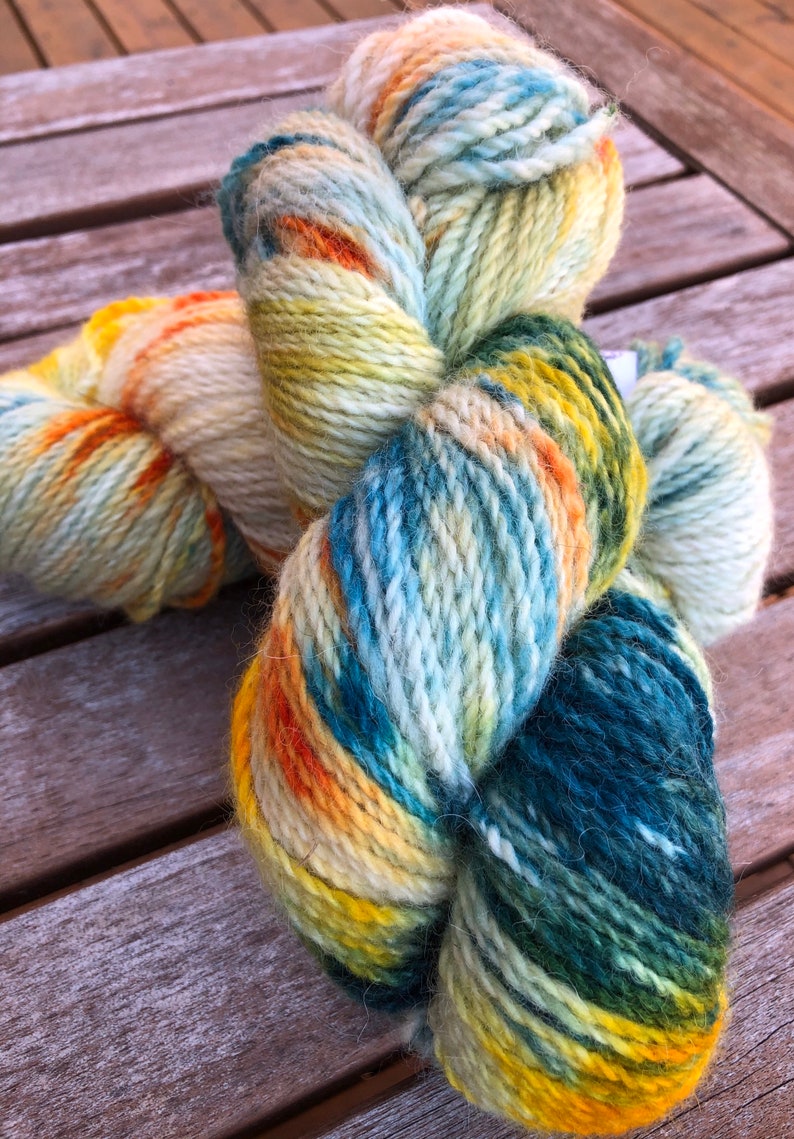 Jelly Bean Nougat worsted weight Alpaca Merino yarn