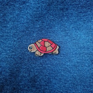 Mini Small Brown Turtle - Animal Patch - Iron on Patches - Patches for ...