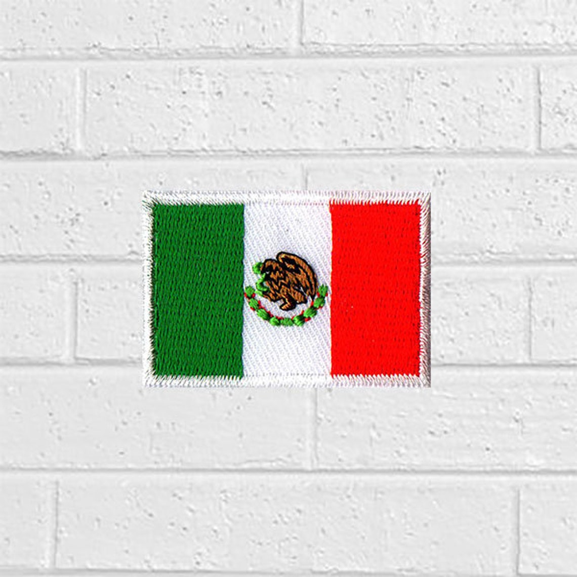 Mexico Flag Nation Football Symbol Patch Iron On Patches Etsy