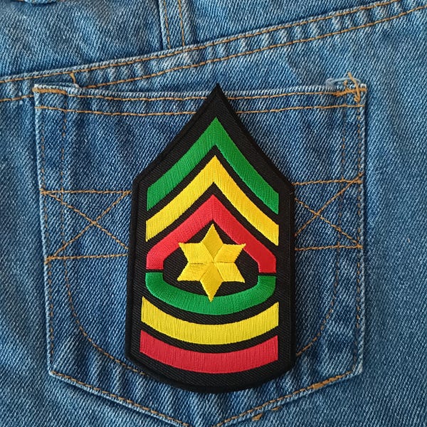 Blue Line Flag One Ass to Risk PVC Patch Swat Tactical Color Morale