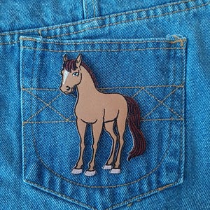 Donkey Patch Cartoon Cool Badge Patch Iron On Patches for Jackets Jeans Caps T-Shirt DIY Unique Gift