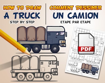 Comment dessiner un camion étape par étape (PDF)