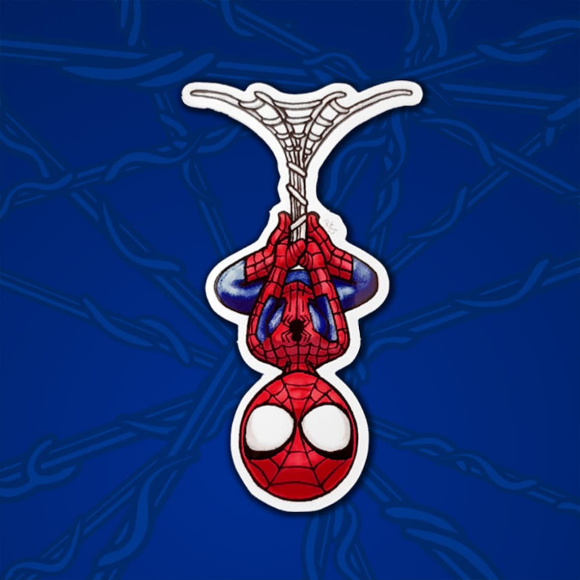 Sticker Cute Spider Man for Phone Tablet Computer Furniture Etsy