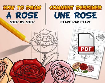 Comment dessiner une rose étape par étape (PDF)