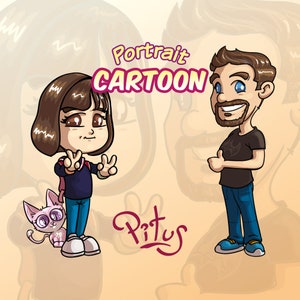 Votre portrait cartoon personnalisé