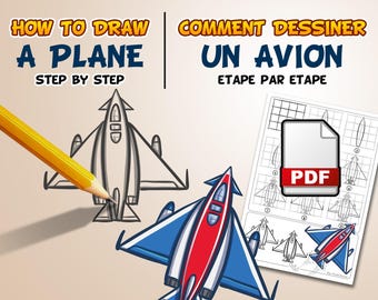 Comment dessiner un avion de chasse étape par étape (PDF)
