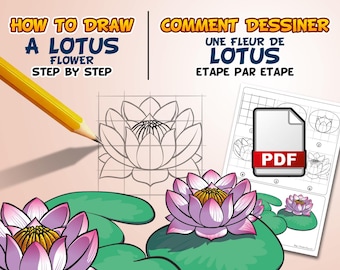 Comment dessiner une fleur de lotus étape par étape (PDF)