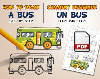 Comment dessiner un bus étape par étape (PDF)