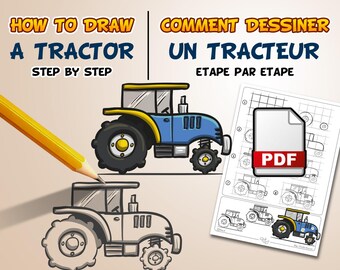Comment dessiner un tracteur étape par étape (PDF)