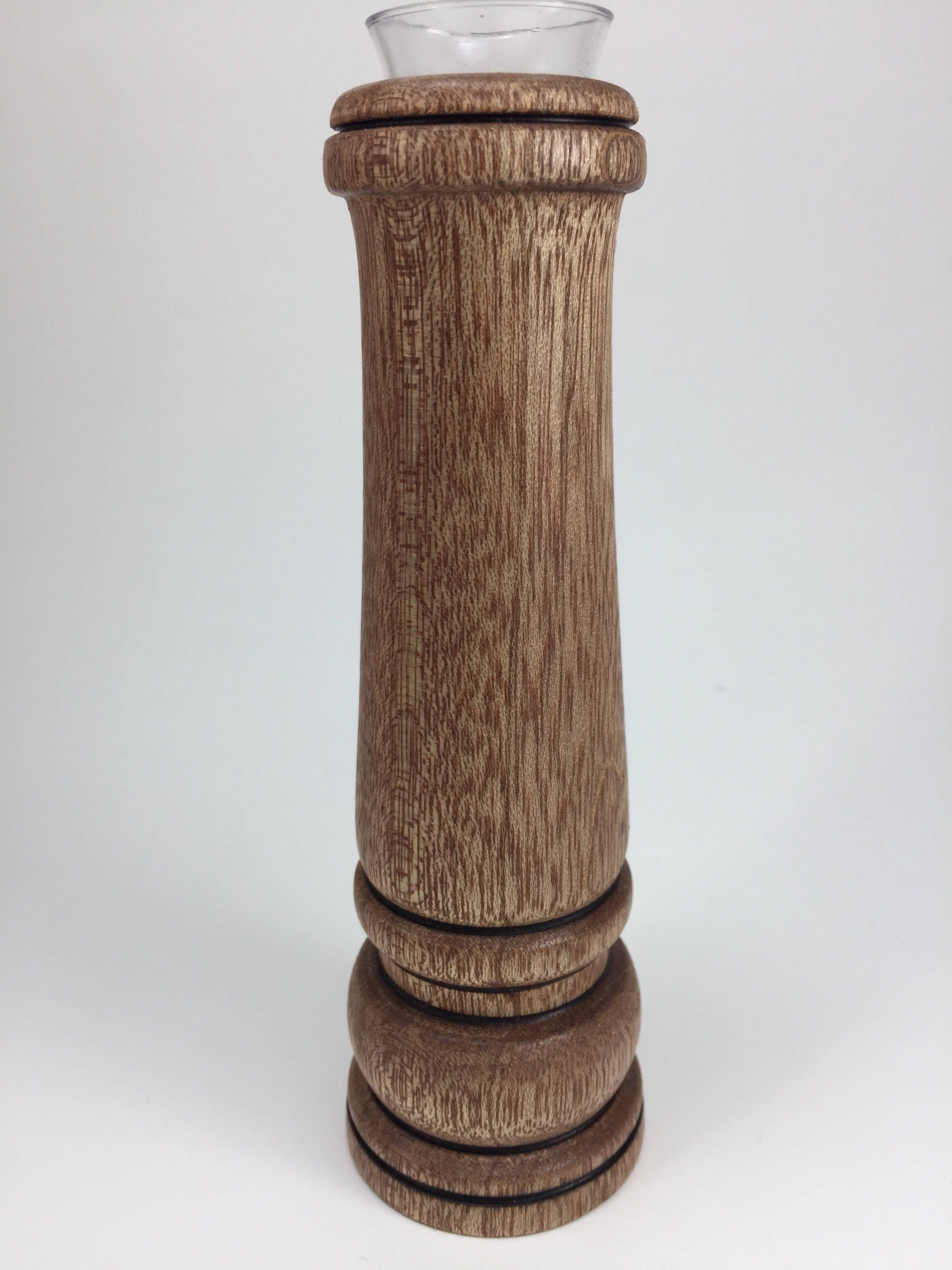 Wooden Bud Vase Wood turned from Afzelia Etsy