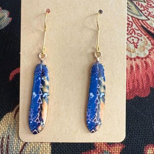 Himmlische Feder Ohrringe | Star Map Konstellation Schmuck | Elfen Waldläufer oder Sternenbetrachter Geschenk | Boho | Ren Faire Zubehör | TTPR