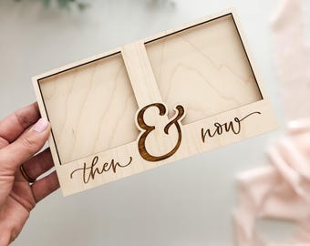 Baby to Big Kid Milestone Frame | Then and Now Photo Frame | Birthday Party Display | Keepsake Gift