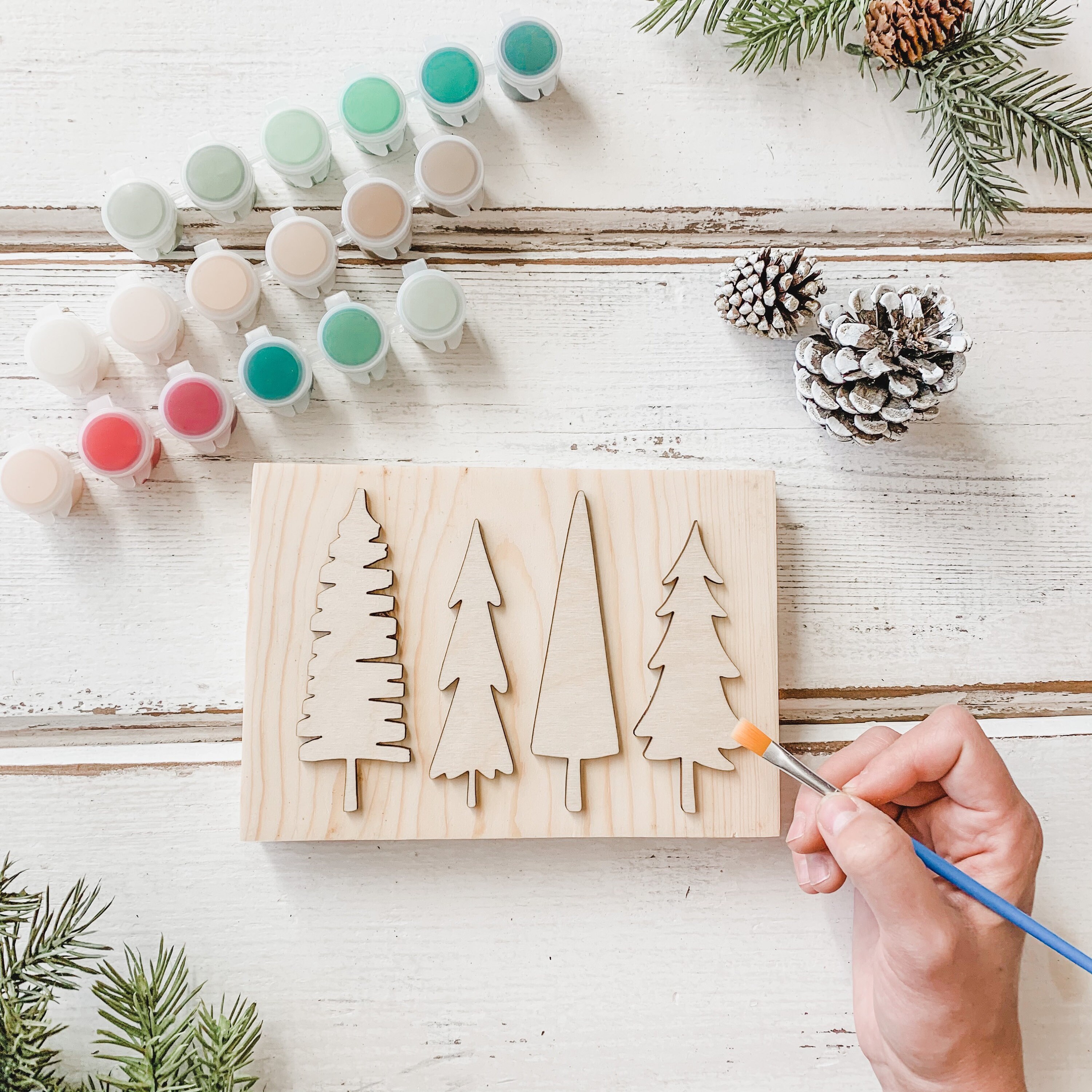 Christmas DIY Paint Kit / Do It Yourself Paint Kit / Christmas Etsy