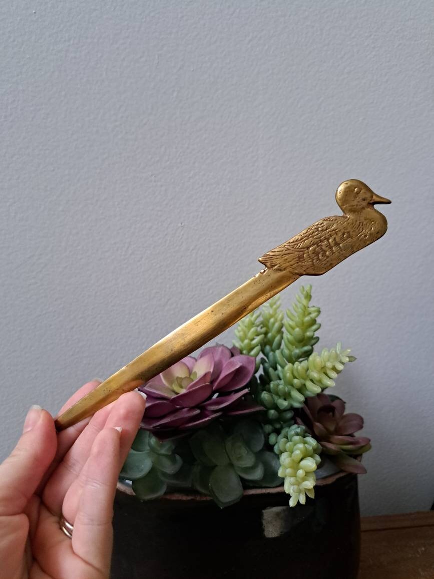 Duck Letter Opener Etsy