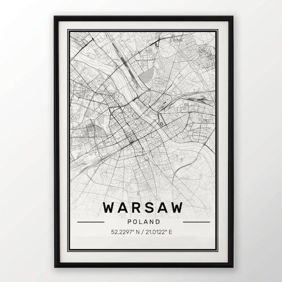 BUENOS AIRES CITY MAP POSTER PRINT MODERN CONTEMPORARY CITIES TRAVEL IKEA FRAMES