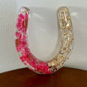 Resin Flower Horseshoes