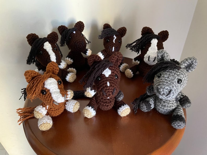 Mini Custom Crochet Horse - Etsy