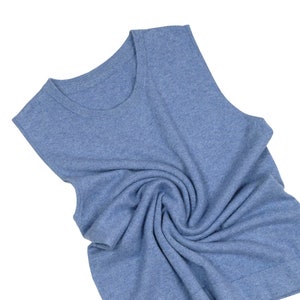 Vintage / cashmere sleeveless vest / knitted slipover vest / jumper / size M